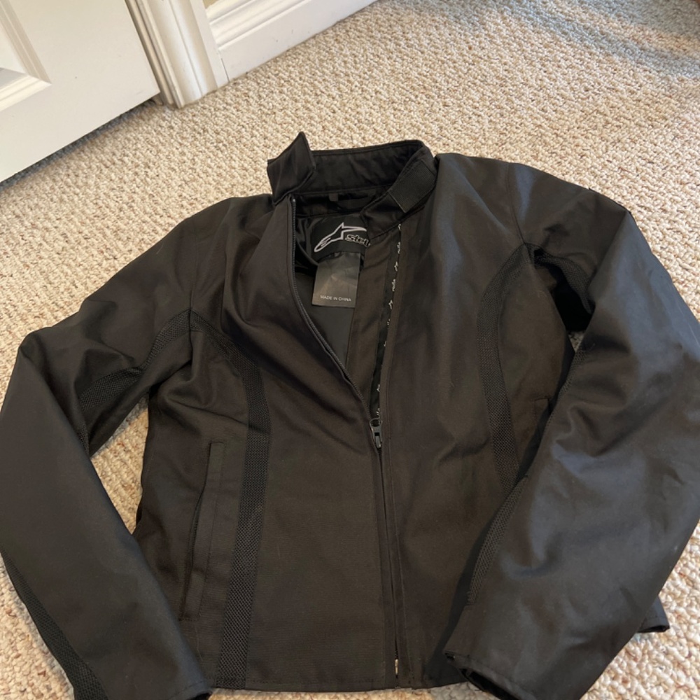 Beautiful Alpinestars Stella black  motorcycle jacket, XS - Picture 4 of 11